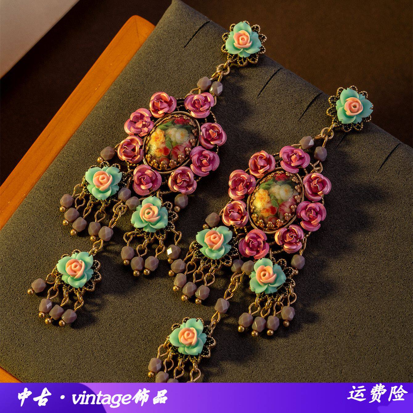 娜塔莎青岛中古饰品高级感v耳环