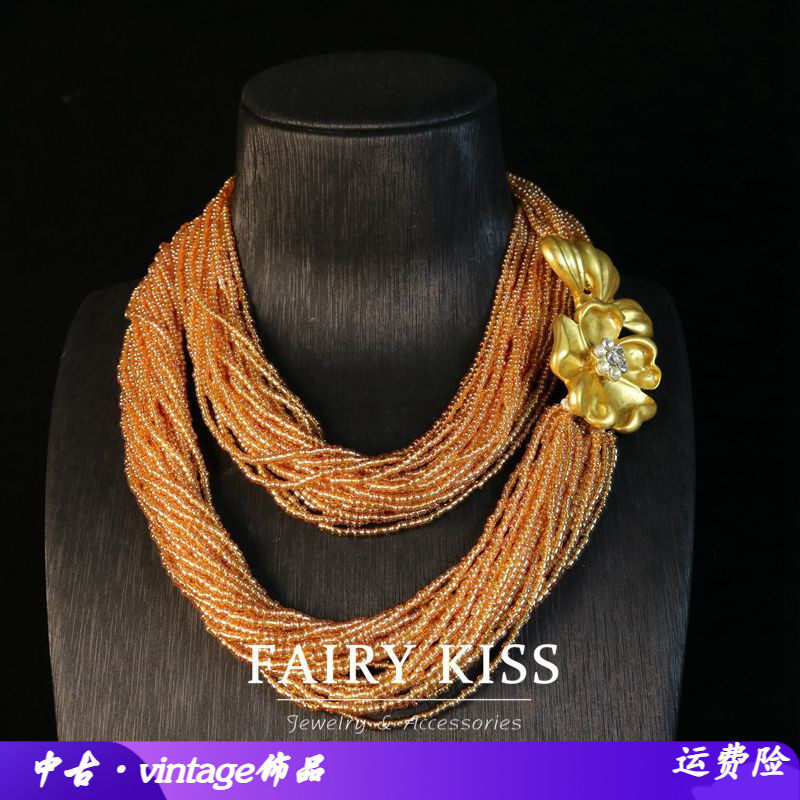 琉璃青岛vintage中古饰品多项链