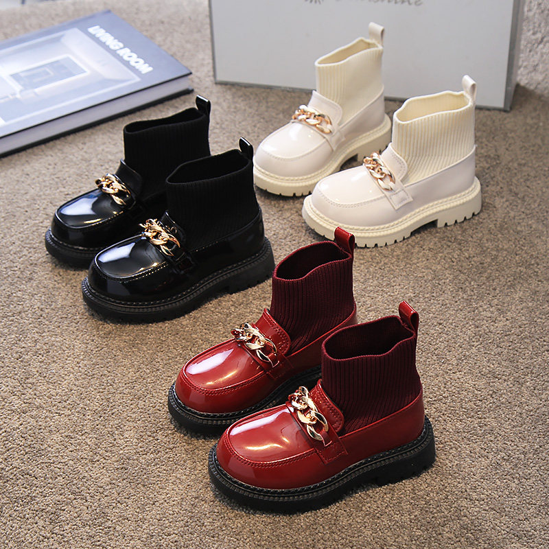 2024秋冬季儿童马丁靴女童公主袜靴小女孩加绒保暖袜子鞋二棉靴子,童鞋/婴儿鞋/亲子鞋,皮靴,淘宝优惠券,粉丝福利购,淘宝优惠卷