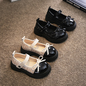 子小皮鞋 童鞋 玛丽珍鞋 女童鞋 2024春秋季 新款 儿童女宝宝黑白公主鞋