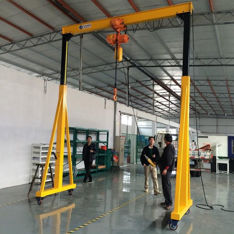 起重龙门架移动龙门吊可拆卸小型龙门架航吊手推式门式起重机