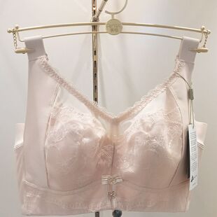 芬铂25新款无钢圈抹胸文胸聚拢3136 J调整型内衣薄夹棉杯大胸显小