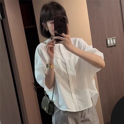 新款韩版宽松高级感小个子小衫