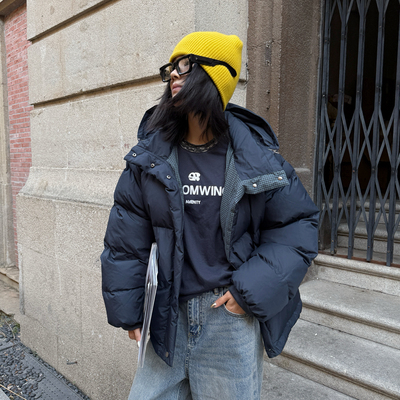 BOBO1972-绒服保暖羽绒服外套正反两穿羽绒服(含85白鸭绒)Y549650