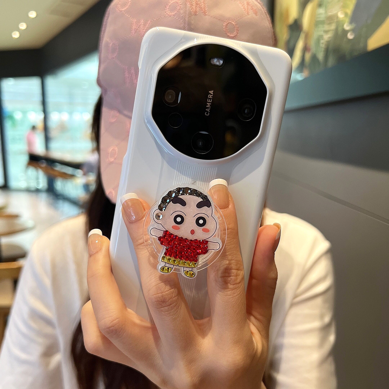 新款适用华为mate40rs保时捷手机壳带支架mate50/60pro秒变款水钻可爱小新立体RS可爱女款创意个性非凡大师潮