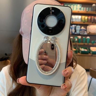 华为mate40RS保时捷手机壳带镜子