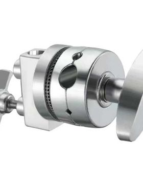 摄影魔术腿c型架配件转接头魔术头转盘旗板夹灯架全金属万向夹