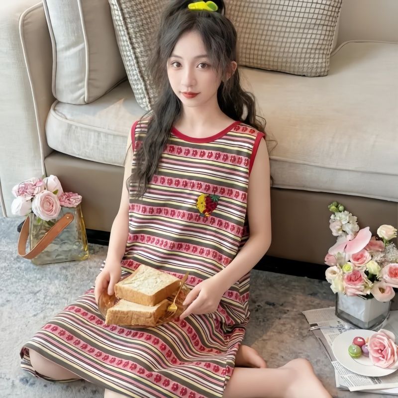 纯棉女童睡裙夏季儿衣天a图片