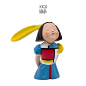 稀奇艺术向京 我看到了幸福 蒙德里安情书多巴胺客厅雕塑摆件