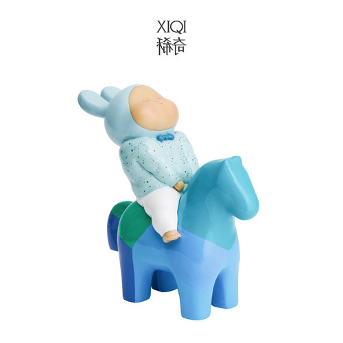 XQ/稀奇小骑士艺术摆件