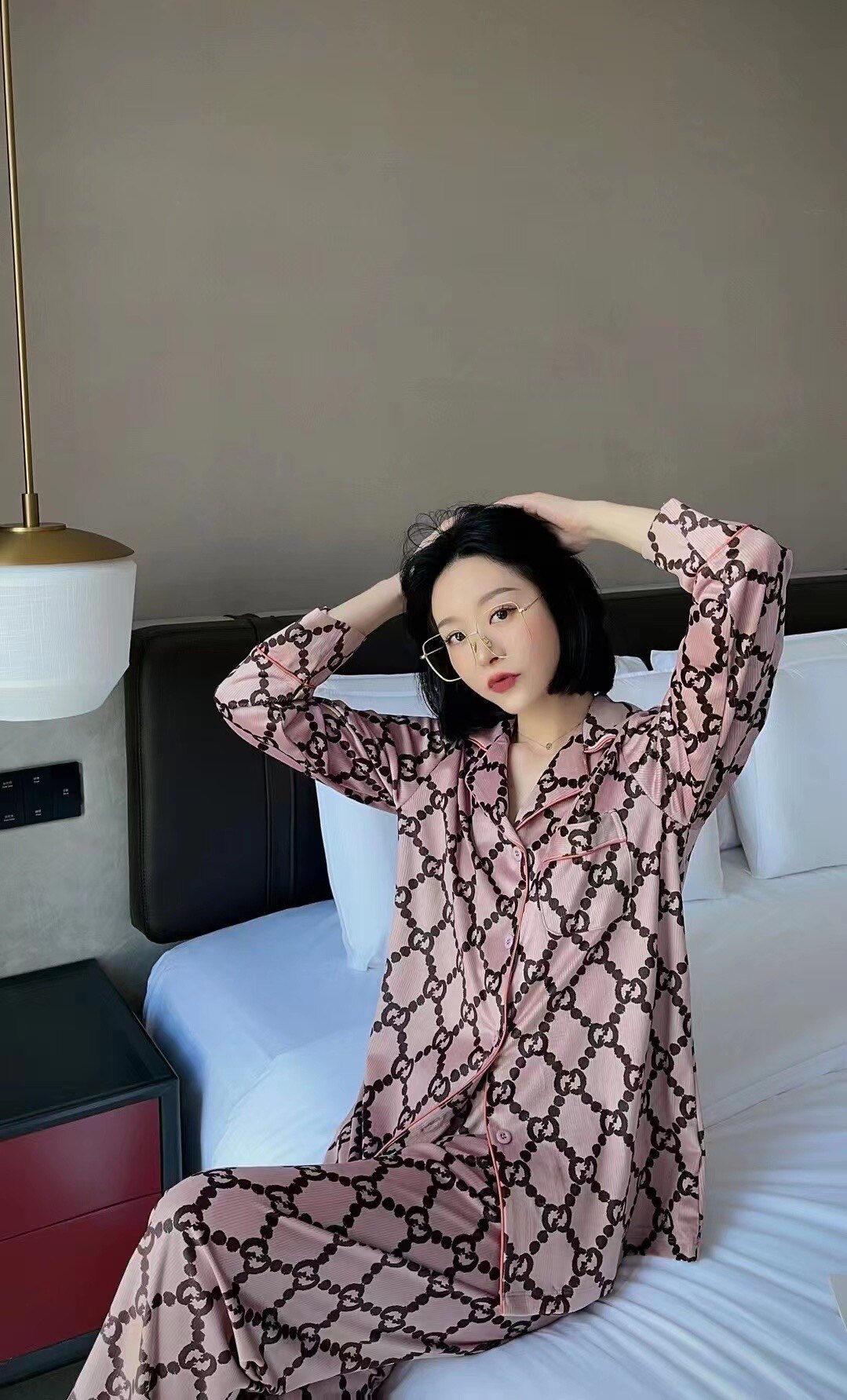 小红书推荐睡衣女秋冬长袖加厚灯芯绒奢华时尚宽松外穿家居服套装