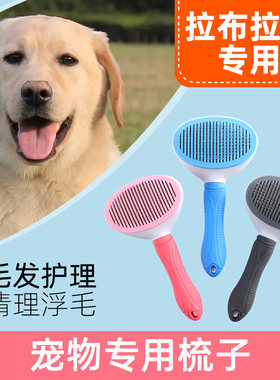 拉布拉多犬宠物梳子狗狗用毛刷子梳毛刷狗Q去浮毛清理长毛神