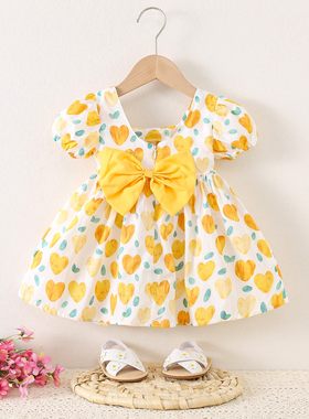婴幼儿童连衣裙夏季礼服公主短袖