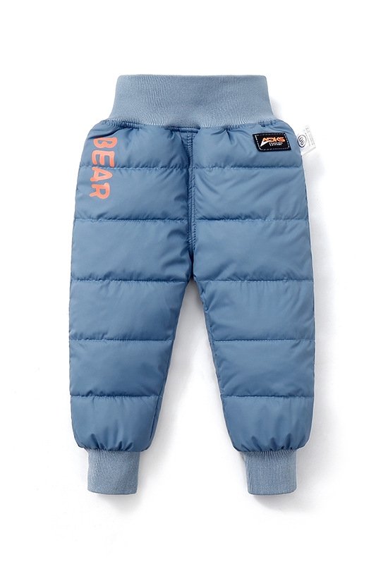 婴儿童长裤羽绒棉裤加绒加厚保暖