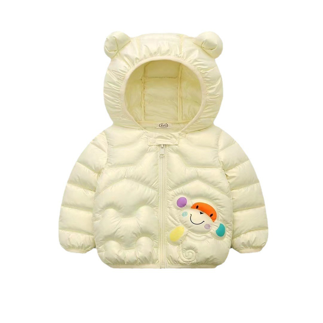 羽绒棉服儿童轻薄款男女宝秋冬季