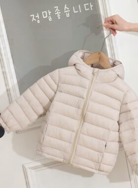 羽绒棉服婴幼儿童轻薄短款男女童