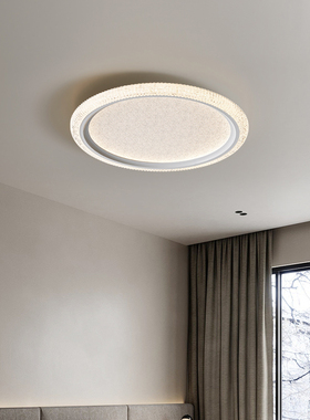 轻奢卧室灯吸顶灯书房餐厅led圆形简约现代2025年新款护眼房间灯
