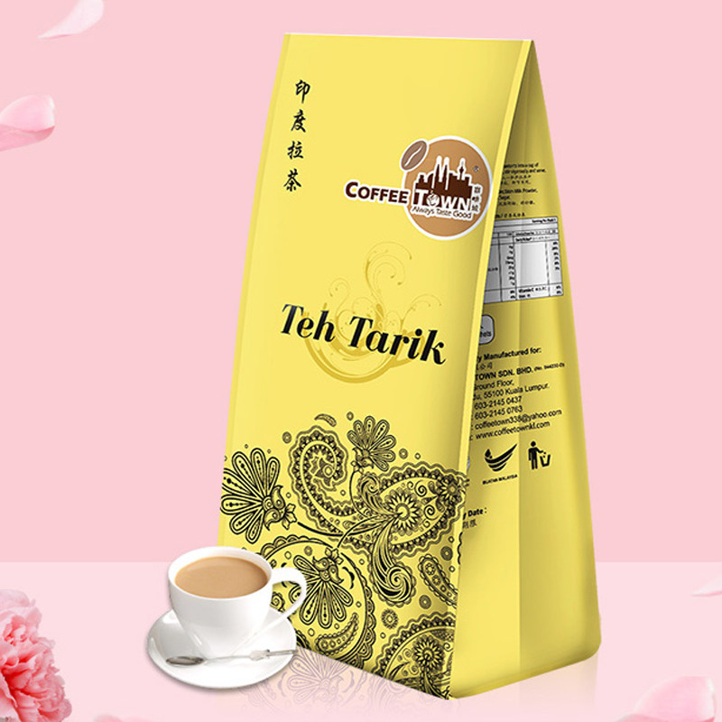 马来西亚进口咖啡城脱脂奶粉配方Coffee Town 印度拉茶奶茶味480g
