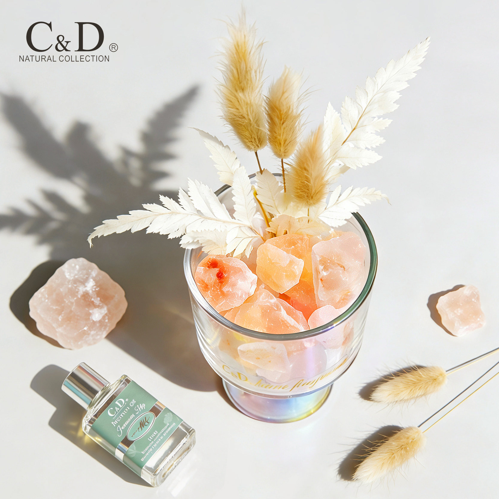 C&D小众高级晶石扩香无火香氛