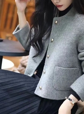 特价版淘宝断码品牌女装秋冬反季亏本清仓特卖百搭毛呢宽松外套女