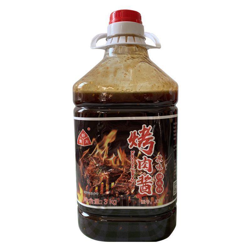 新青大原味烤肉酱3KG刷酱韩式商用蘸料甜辣五花肉腌制BBQ专用酱料