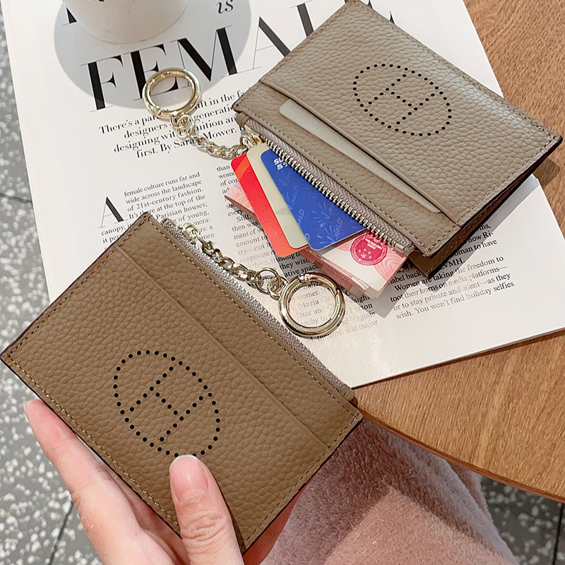 真皮拉链卡包零钱包一体女小迷你2025新款牛皮小钱包收纳包时尚,箱包皮具/热销女包/男包,钱包,淘宝优惠券,粉丝福利购,淘宝优惠卷