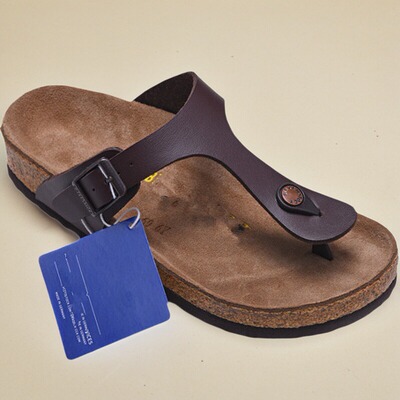 宽版软木鞋夹趾人字拖鞋Gizeh系列外穿男女情侣沙滩鞋