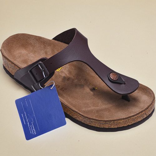 宽版软木鞋夹趾人字拖鞋Gizeh系列外穿男女情侣沙滩鞋