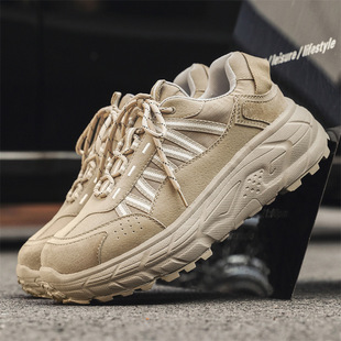 户外登山男鞋春秋季运动鞋爬山徒步鞋防水透气防滑战术低帮作战靴