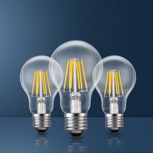 爱迪生led灯泡E27大螺口复古仿钨丝灯护眼暖光节能A60 6W8W16W