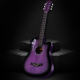卡摩迩38寸纪念版 化紫色民谣木吉他初学者入门男女生练习吉它品牌