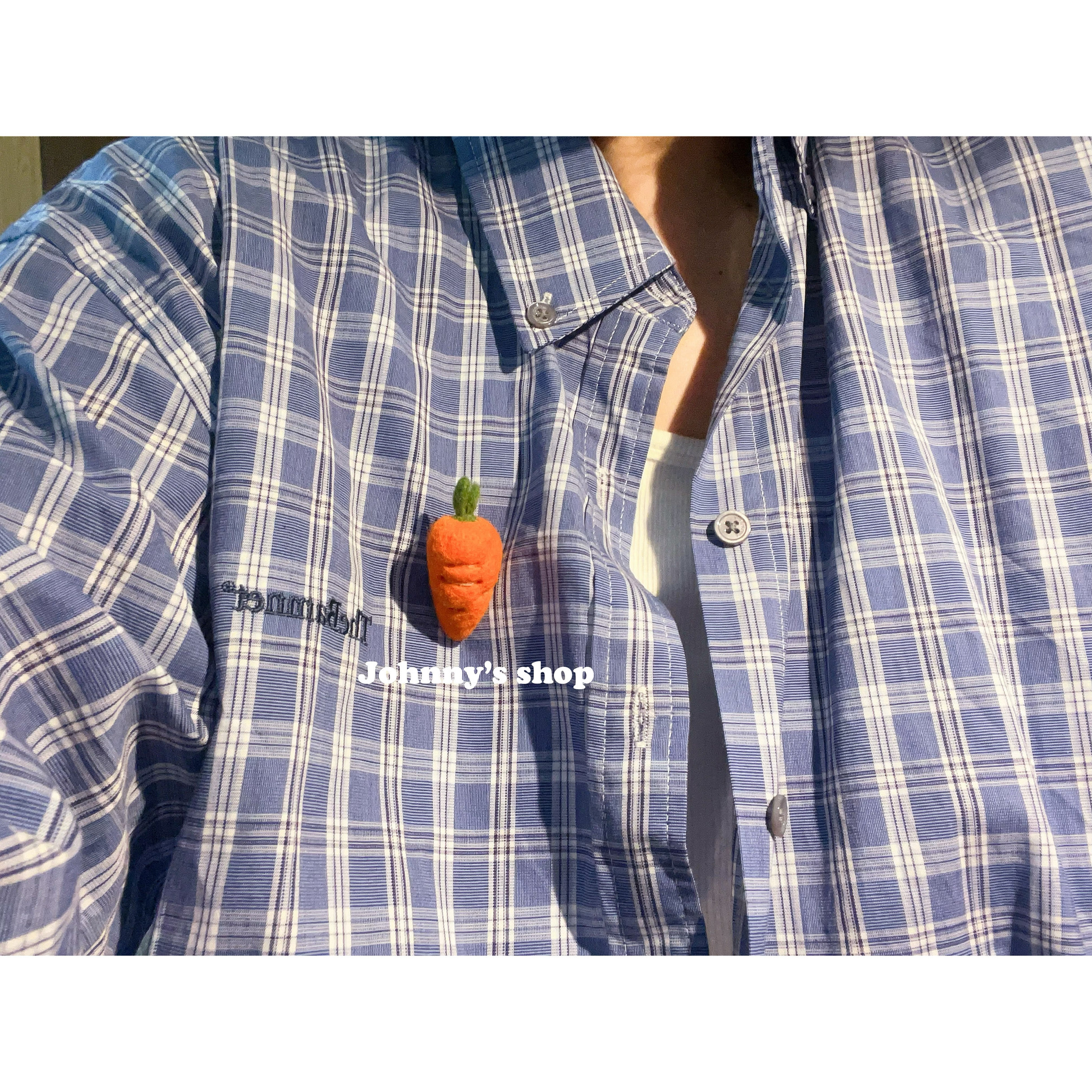 Johnny|羊毛毡手作ins胡萝卜T恤卫衣可爱别针挂件发绳【2件免邮】