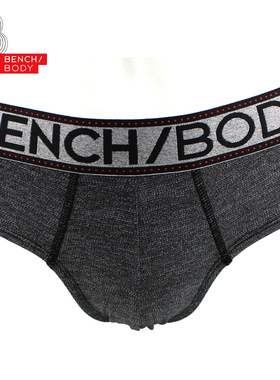 BENCH/BODY/奔趣2025夏新品混纺中腰时尚个性男士三角内裤BUM0305