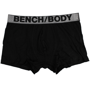 bench/BODY/奔趣2024新品男士棉质大气纯色中腰平角内裤BXM0322