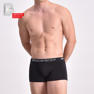 bench/BODY/奔趣2025春新款男士竹炭纤维中腰纯色平角内裤BUX2044