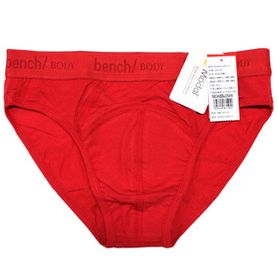 BENCH/BODY/奔趣男士内裤莫代尔棉中腰本命年大红三角内裤BUB2031
