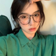 馨帮帮韩国时尚 百搭气质网红复古学生圆形显脸小豹纹防蓝光眼镜女