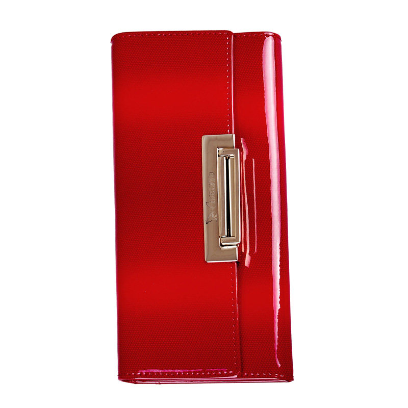 卡丹路 正品女士真皮钱包韩版皮夹长款牛皮票夹