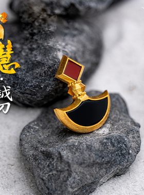 觉行纯银金刚钺刀空行母吊坠藏式天然石红玛瑙项链小众个性民族风