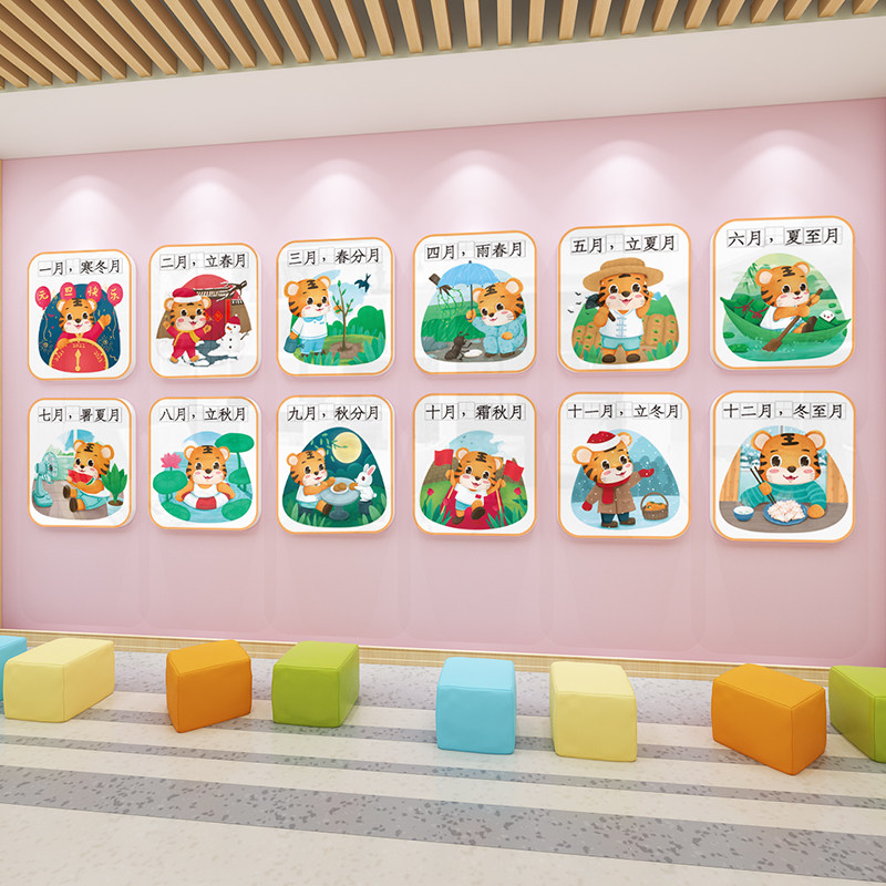 幼儿园教室布置装饰文化墙