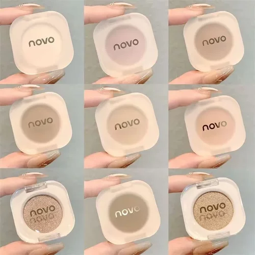 NOVO灵动倾眸单色眼影牛郎织女平替亮晶晶珠光哑光党平价便携