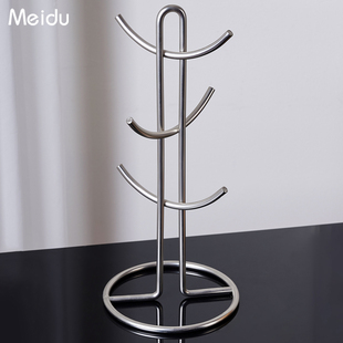 马克杯收纳架铁艺水杯架杯子收纳置物架家用挂杯子架子咖啡茶杯架