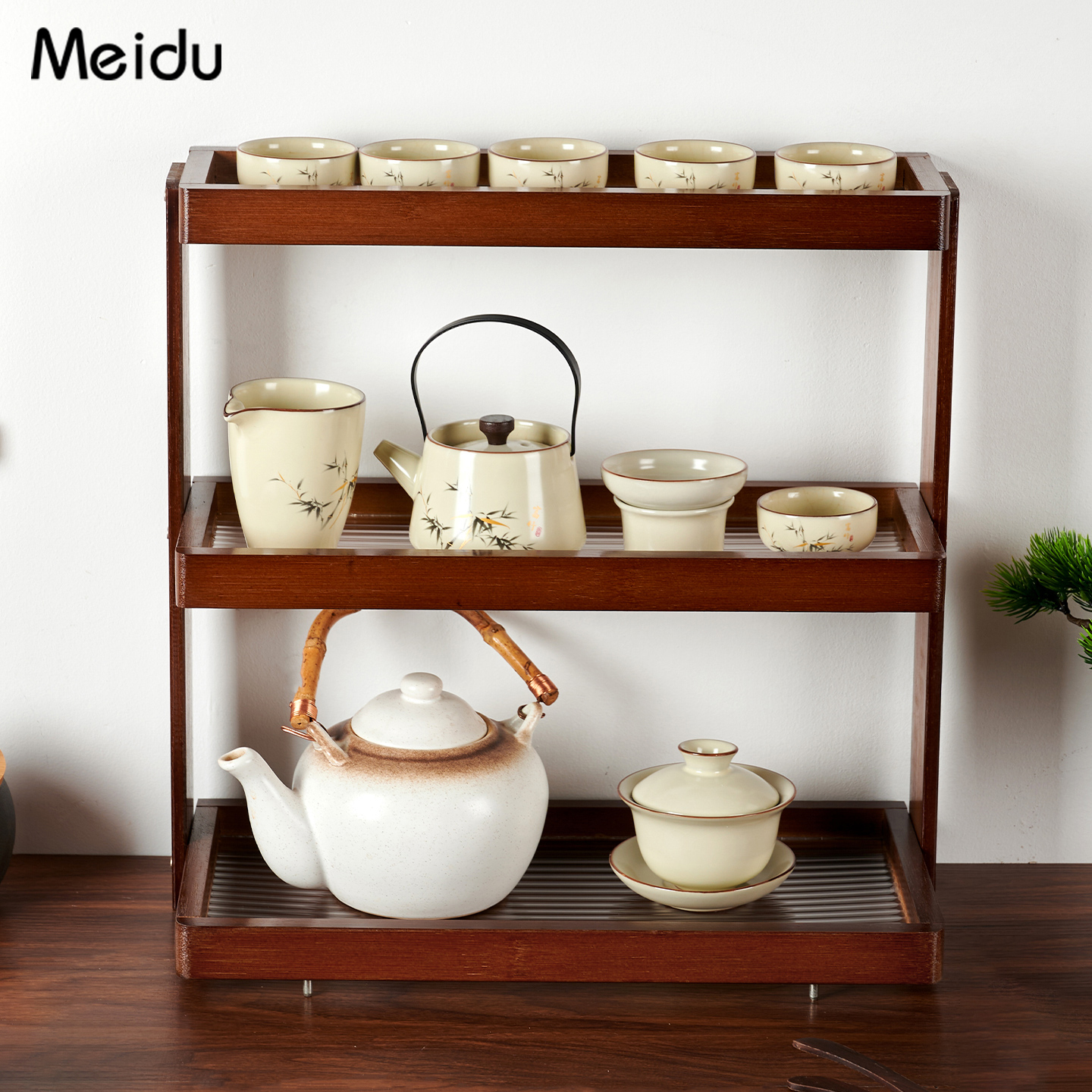 亚克力茶叶放置小型三层