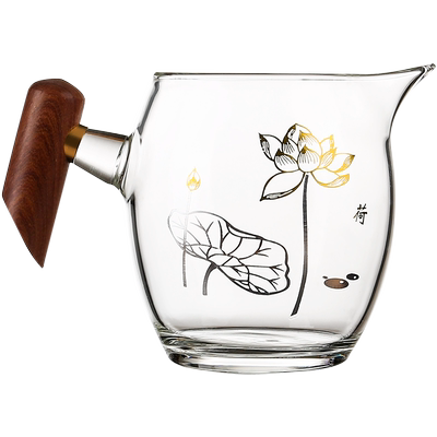 美杜公道杯玻璃茶滤茶漏套装