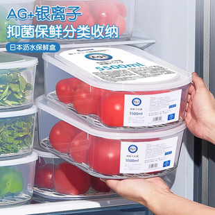 冰箱收纳盒保鲜盒冷冻肉收纳盒保鲜食品级冰箱专用收纳神器保鲜盒