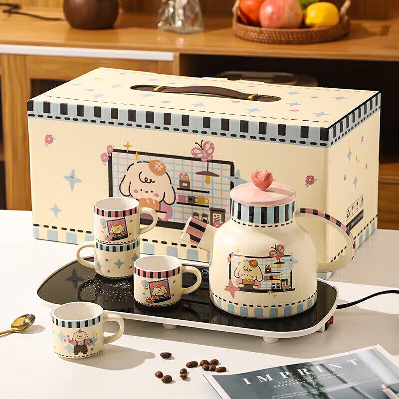 三八妇女节生日礼物女生新婚高颜值茶壶礼盒咖啡杯子水具茶具套装