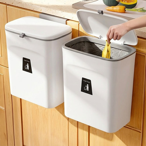 【全新升级】壁挂垃圾桶