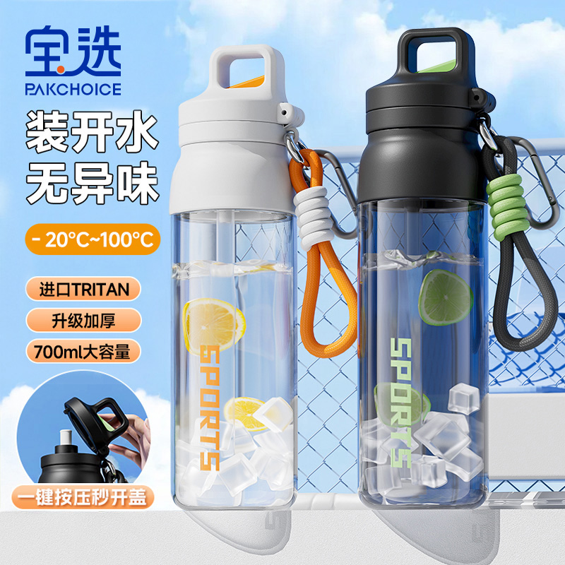 【耐高温Tritan材质】便携吸管杯
