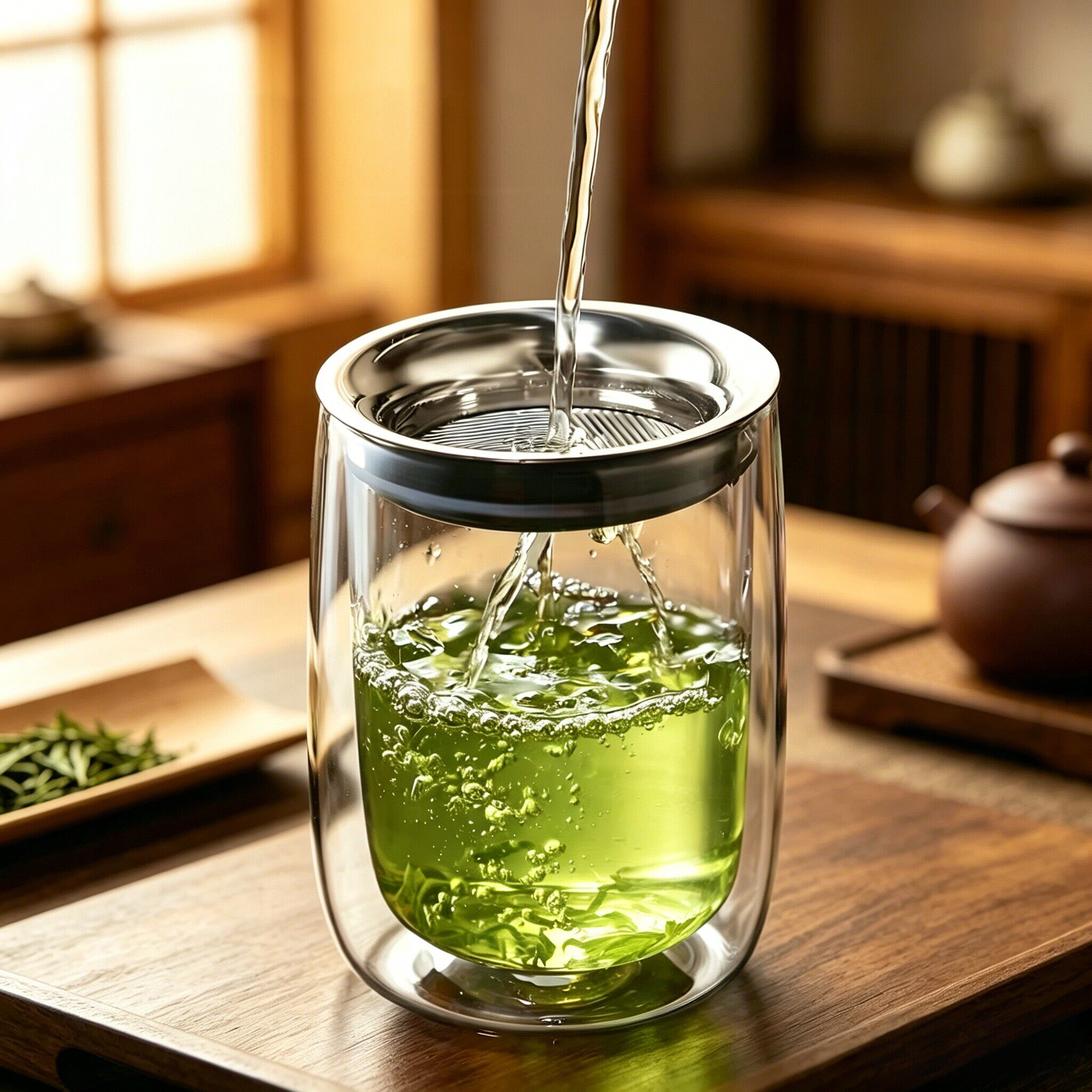 拼双层玻璃杯茶水分离水杯办公室懒人泡茶器2026新款冲茶器泡茶壶