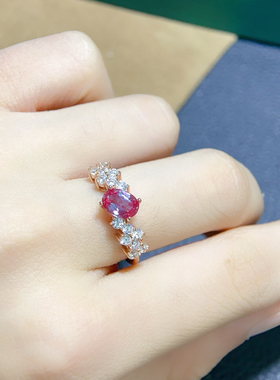 实验室培育宝石变色石亚历山大戒指全净品质火彩超赞925银镶嵌